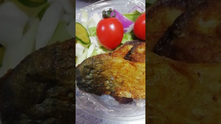 骨取り塩さばでカレー粉焼き　美味しい