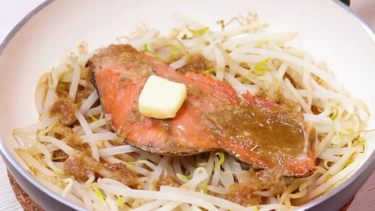 鮭ともやしのちゃんちゃん焼き