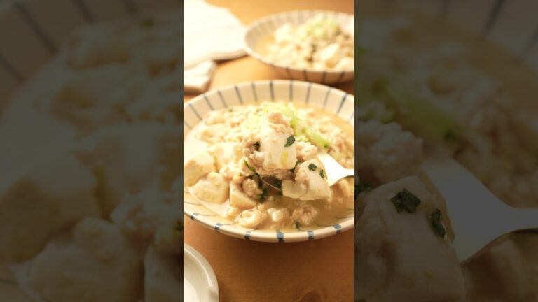料理上手！って褒められた【和風マーボー豆腐】の作り方 #レシピ #晩ごはん #夕飯