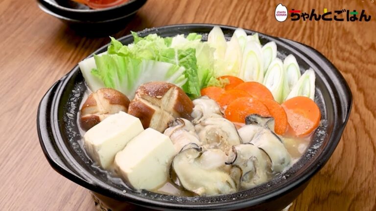 【動画レシピ】牡蠣のごまみそ鍋