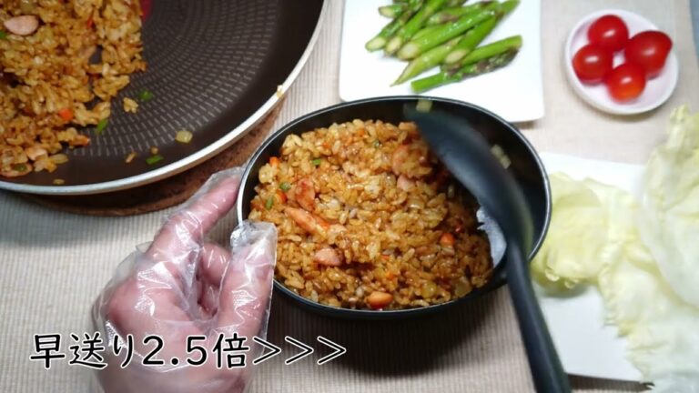 【お弁当】ドライカレー弁当/時短レシピ/簡単に作るお弁当