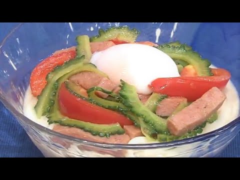 ゴーヤの冷やしうどん