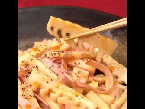 クセになる♪ たけのことハムで簡単酸辣炒め ｜ moguna[モグナ]