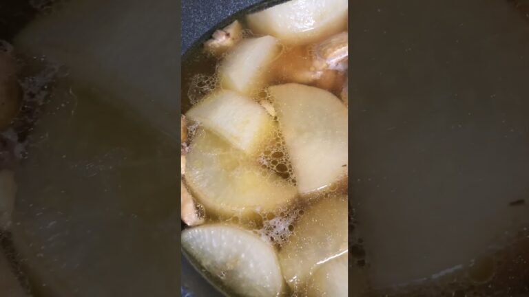 大根と鶏肉と昆布の煮物【G7広島サミット中、おうちこもり常備菜】#料理 #和食 #shorts