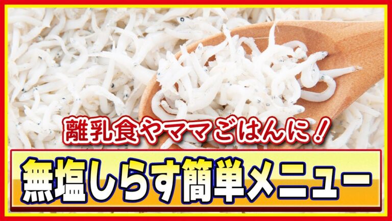 無塩しらす簡単メニュー～離乳食やママごはんに！／生協（COOP）でおすすめの配達購入可能な商品を深堀り！【コープあいち公式】ほこチャンネル