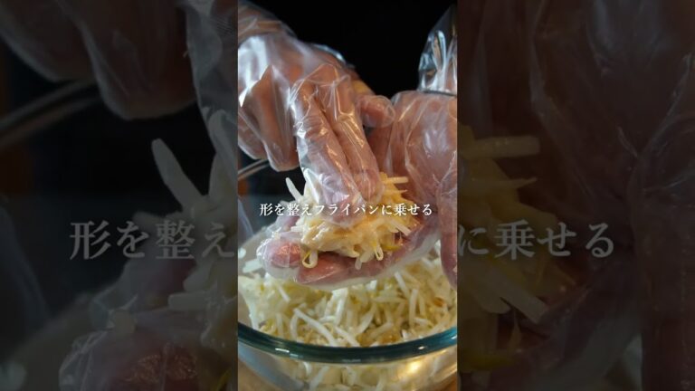 もやしたっぷりボリューム満点！鶏ミンチと豆腐のふわふわつくねの作り方