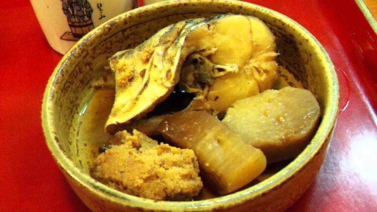 長岡市 魚長「鱈の煮付け」