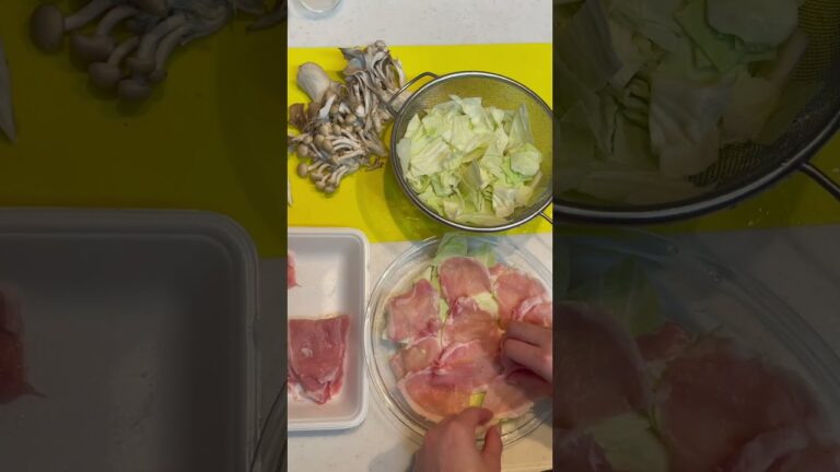 ヘルシーレシピ！ 豚もも肉のレンジ蒸し　#shorts【ビーレジェンド プロテイン】