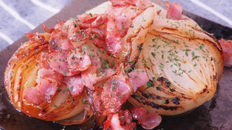 【レンジで】ベーコンと新玉ねぎ蒸し【平野キッチン】