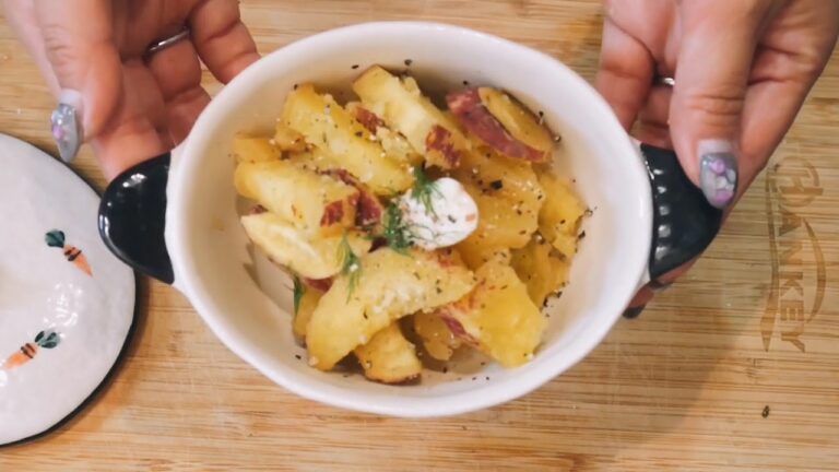 【Sweet potato consommé butter ・さつまいものコンソメバター】火を使わない！レンジで簡単！