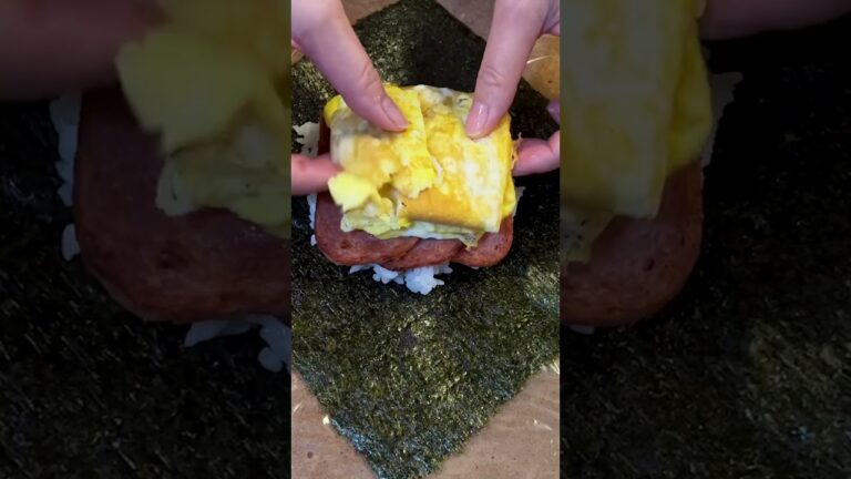 Spam Onigirazu (Rice Sandwich) スパムおにぎらず弁当 #lunch #bento