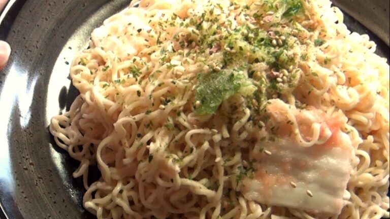 明太子の白菜漬けを使った明太子スパみたいのを作りたかった