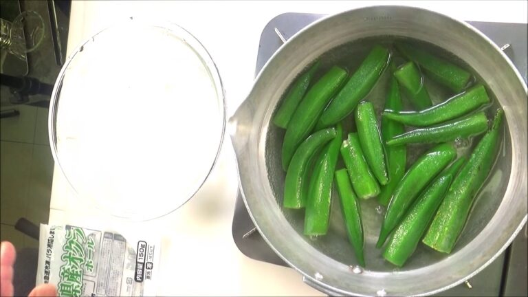 19 18_冷凍オクラの洋風おひたし