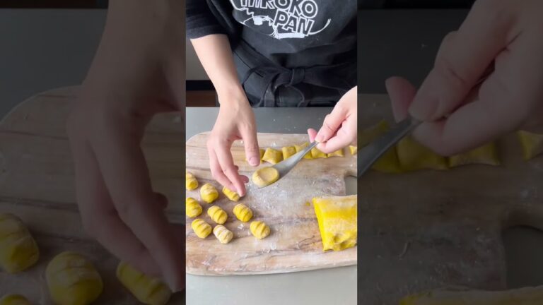 かぼちゃのニョッキ
