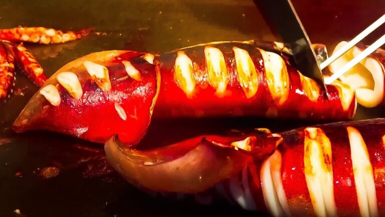 【最強おつまみ】ビールに合う！鉄板で作る絶品イカ焼き