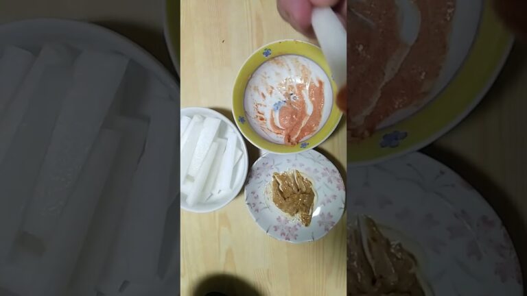 大根ステｨックは明太マヨと味噌マヨで