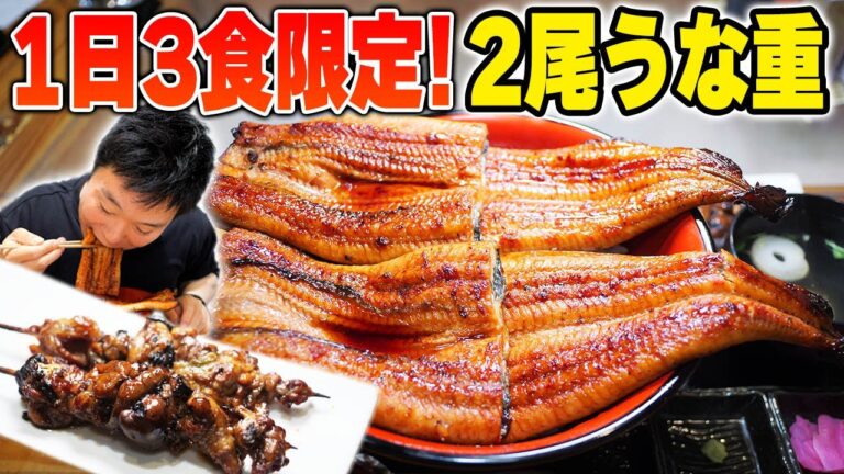 【デカ盛り】土用の丑の日に特大すぎるうなぎ丼を爆食！【鰻の神楽】
