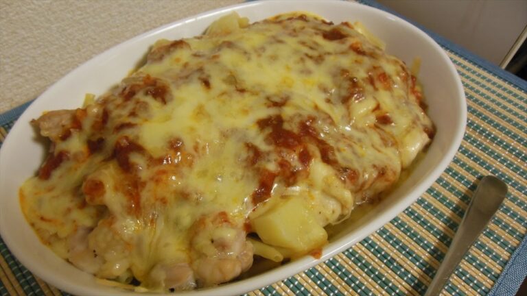【簡単レシピ】チキングラタン【Chicken gratin】