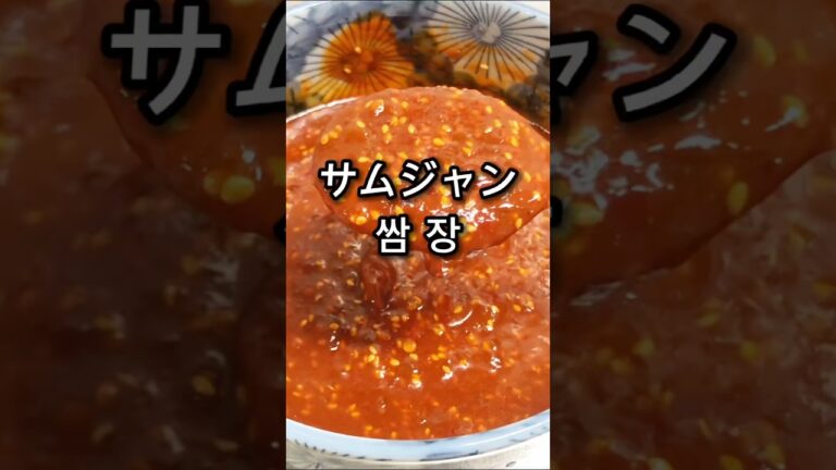 サムジャン丨Spicy Korean Dipping Sauce#韓国料理 #簡単レシピ #万能調味料 #쌈장 #koreanfood #cooking #sauce
