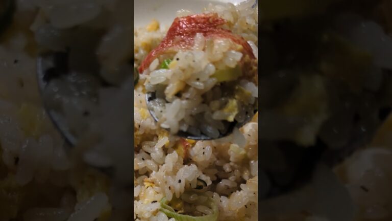 やけくそカニカマチャーハン