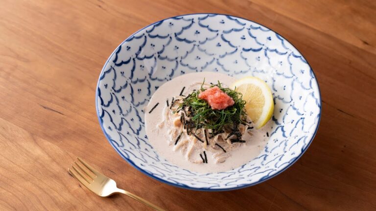 【糖質制限レシピ】九州まーめん｜明太子と生クリームのパスタ