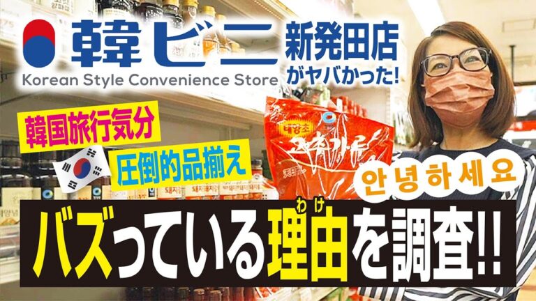 【新潟で韓国旅行気分】韓ビニ新発田店が想像以上にヤバかった！バズっている理由を調査！！【圧倒的品揃え】