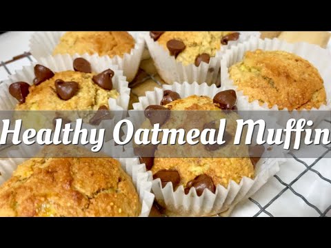 オートミールマフィン！バターオイル砂糖不使用‼︎ Oatmeal Muffin‼︎ Oil Suger Free‼︎