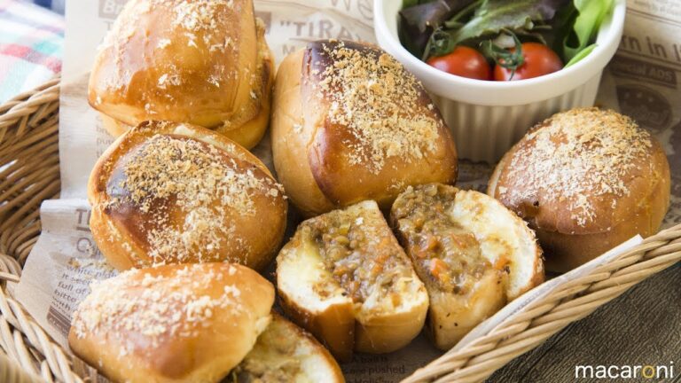 揚げずにサクサク！ ロールパンで チーズ キーマ カレー パン のレシピ 作り方