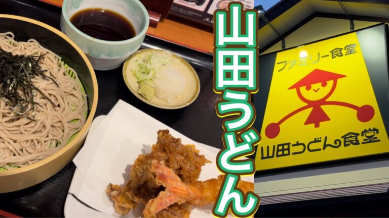 山田うどん食堂 亀井野店 三種盛り大えび天ざるそば US$6 TENZARU SOBA at YAMADA UDON 神奈川県藤沢市 820YEN 天ざる