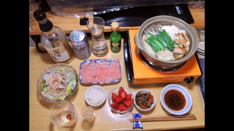 【昨日の】豚しゃぶ鍋【晩酌】