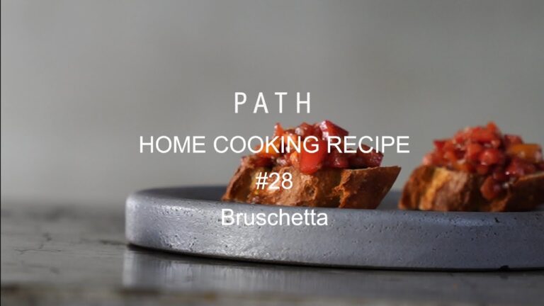ブルスケッタ Bruschetta ガーリックバター Garlic butter PATH HOME COOKING RECIPE #28 レシピ
