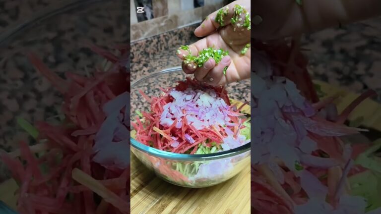Healthy Diet Mix Salad 🤤🥗 very Yummy good food 🌿🌶️🍅💚💜💙