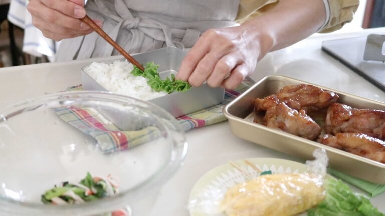 【お弁当作り】クリスマスに作ってあげたい！手抜きに見えない贅沢なお弁当bento＃756