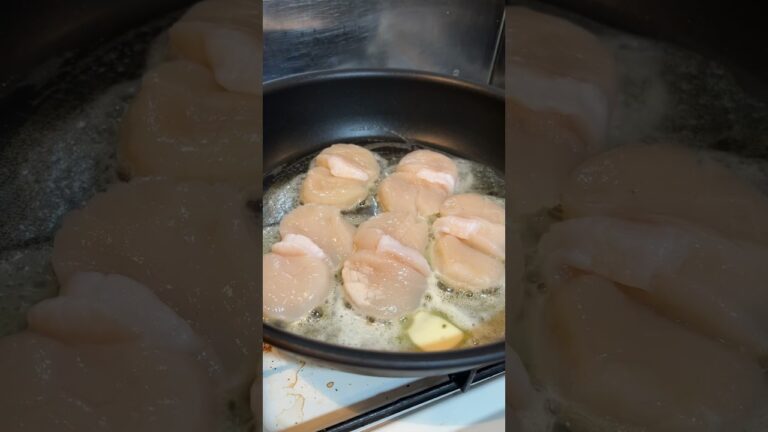 北海道産ジャンボホタテを贅沢に食べた結果ww #shorts