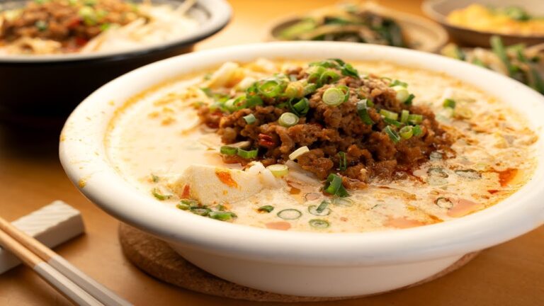 【快適】白菜×豆腐を丸ごと活用！洗い物も少なめ【坦々豆腐鍋】