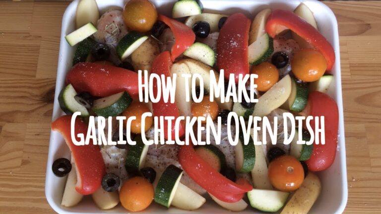 意外と簡単！ガーリックチキンのオーブン焼きのレシピ　意外と簡単♪/ How to make Garlic chicken oven dish