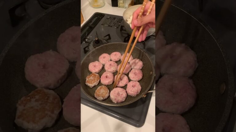 仕事終わり30分で作る2人暮らしの夜ごはん✨牛マヨカルビつくね編　#簡単レシピ #自炊料理 #料理 #自炊 #2人暮らし