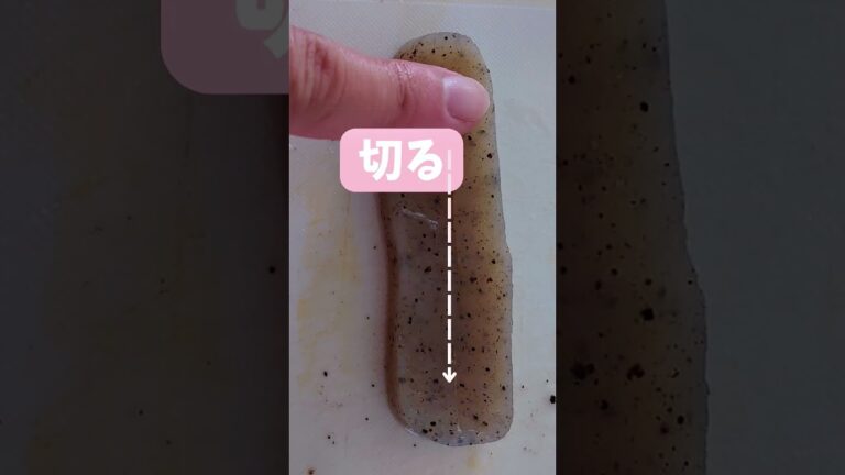【こんにゃくの飾り切り出来る！？ 】手タレは4歳です𓌉𓇋つるんつるんが楽しいこんにゃく。ちぎっても面白いけど、レベルアップして飾り切りにチャレンジ！ #食育 #知育 #親子料理 #簡単料理