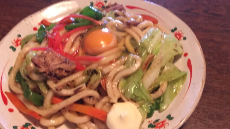 【さば缶焼うどん】作り方