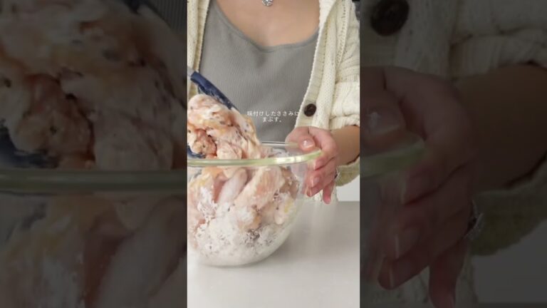 痩せる！【香ばしい♪ささみのごまごま焼き 】#recipe #ダイエット #recipe