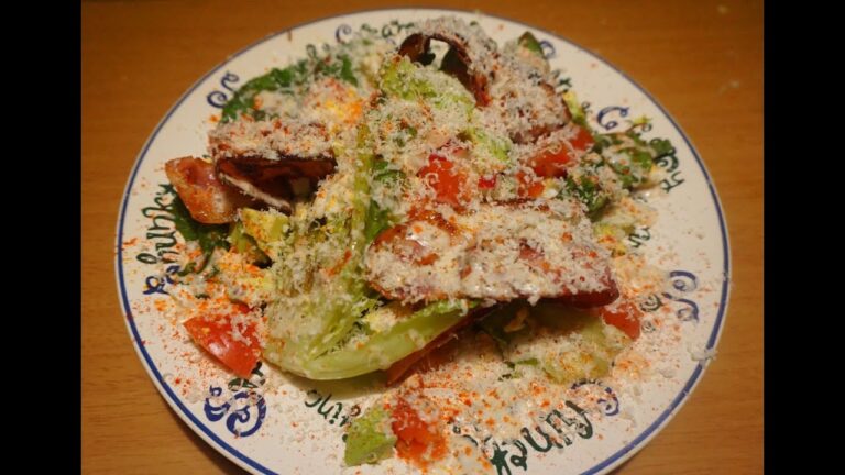 【Hot Caesar salad】温製シーザーサラダ