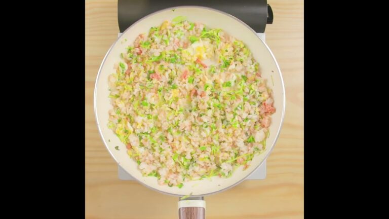 つぶつぶのたらこがご飯に絡む プチプチ 豆苗のたらこ炒飯 #cooking  #簡単レシピ #チャーハン