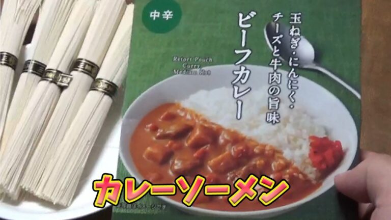絶品料理　カレーソーメン作ってみた（カワタククッキング）