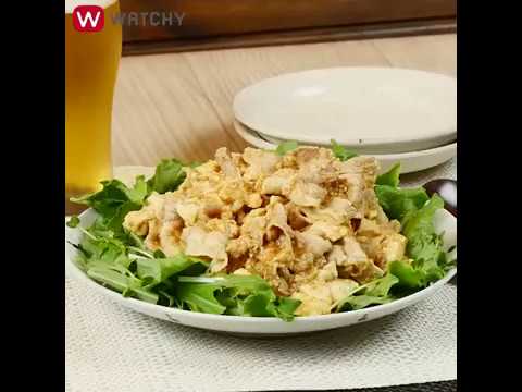 WATCHY Food - 崩し豆腐と豚しゃぶのサラダ