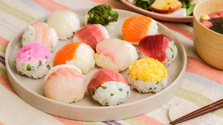 かんたん映える！4種の海鮮てまり寿司