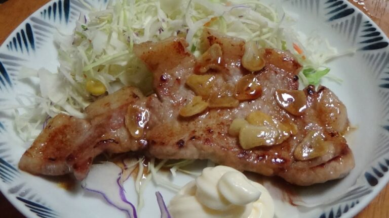 四日市名物トンテキ　このレシピ最高！　Pork steak