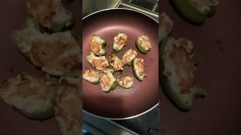 #鶏ミンチのピーマン肉詰め#shorts