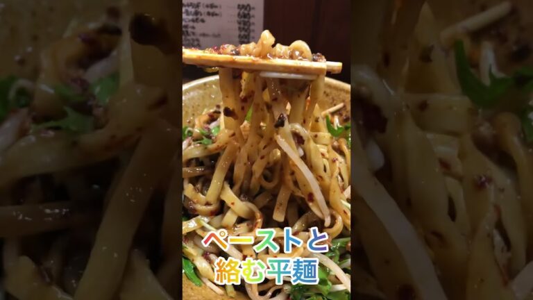 【かいえん】麻辣坦々麺の汁なし2辛が絶品✨辛さは自分好みに🔥山椒も効いてます🍜【岐阜 ラーメン】