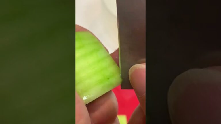 煮くずれない＃煮物のコツ 冬瓜の皮目に切り込みの入れ方＃shorts