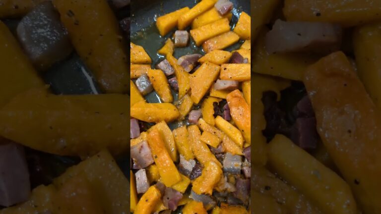 #pumpkin #bacon #dinner #dayoff #cooking #cookingchannel #cookingvideo #bake #foryou #4k #italy